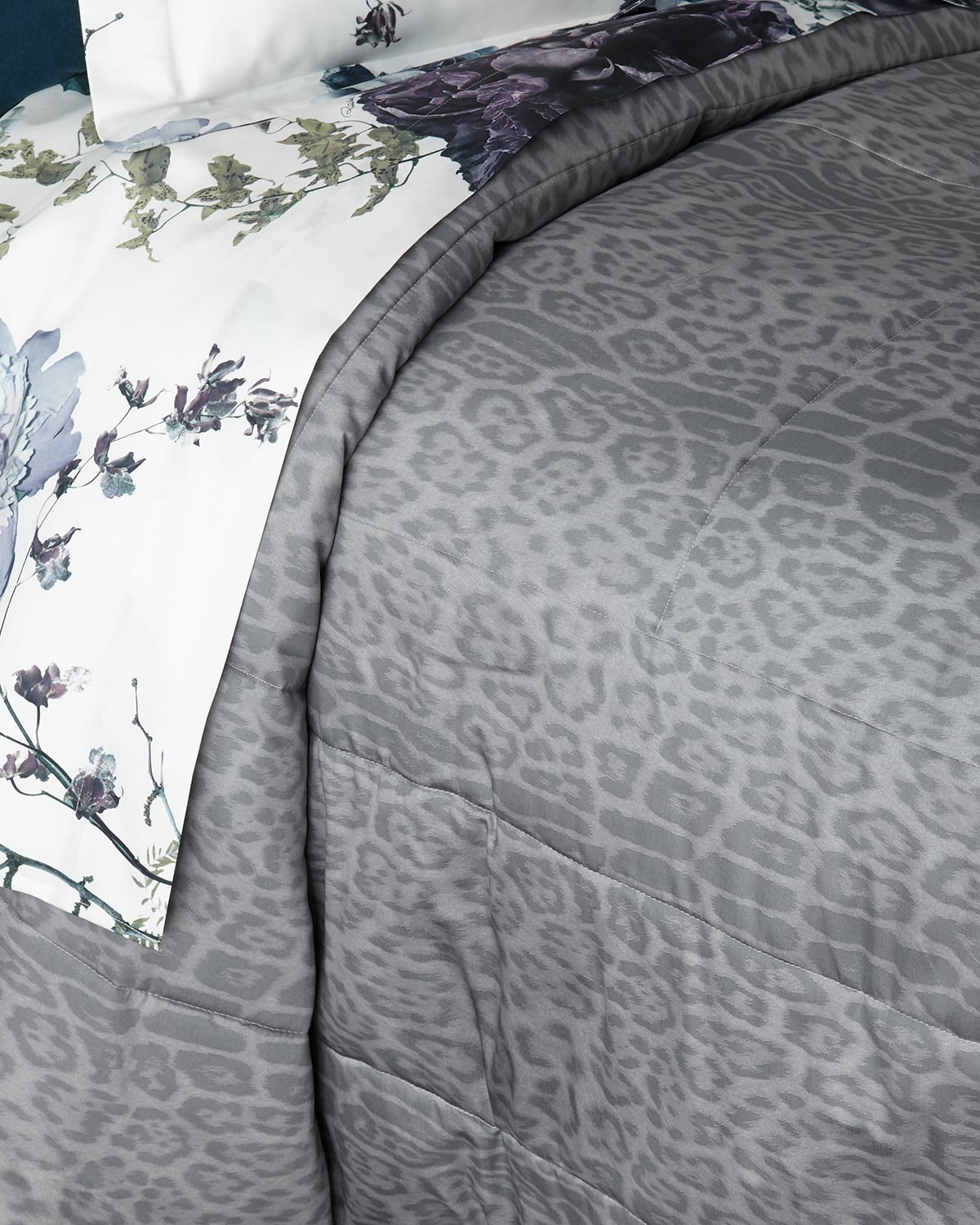 Roberto Cavalli Pantera Quilt In Ivory