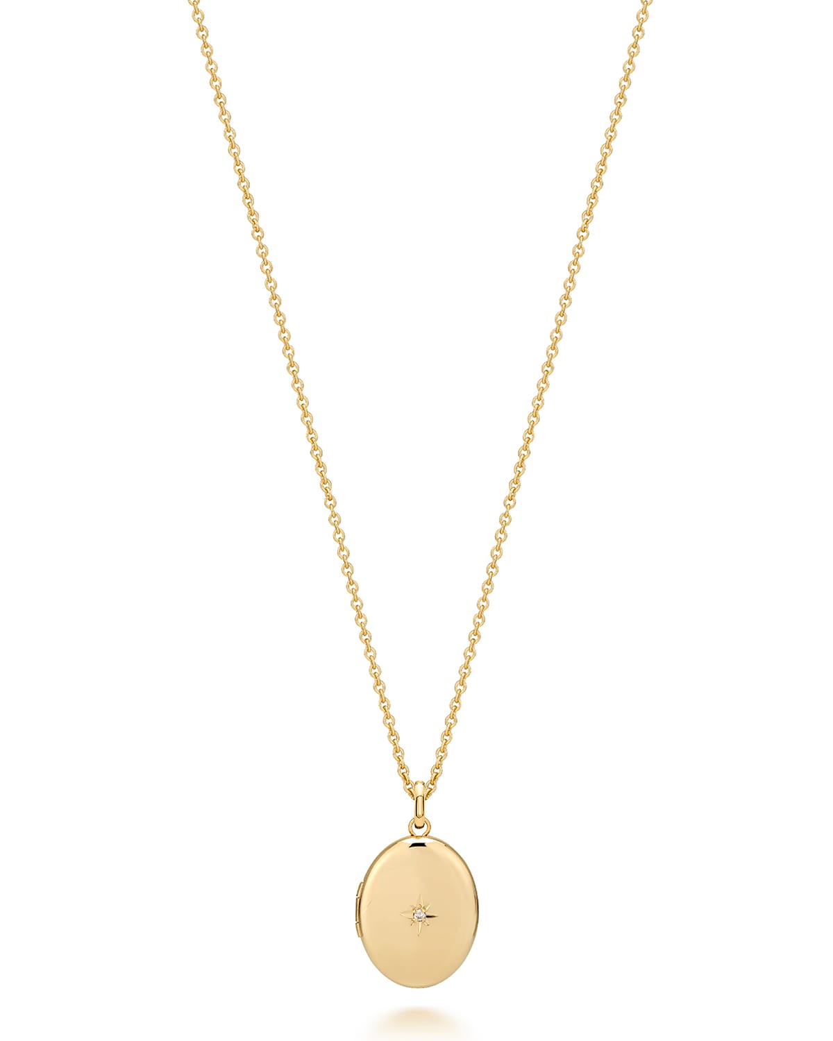 1-Diamond Locket Necklace