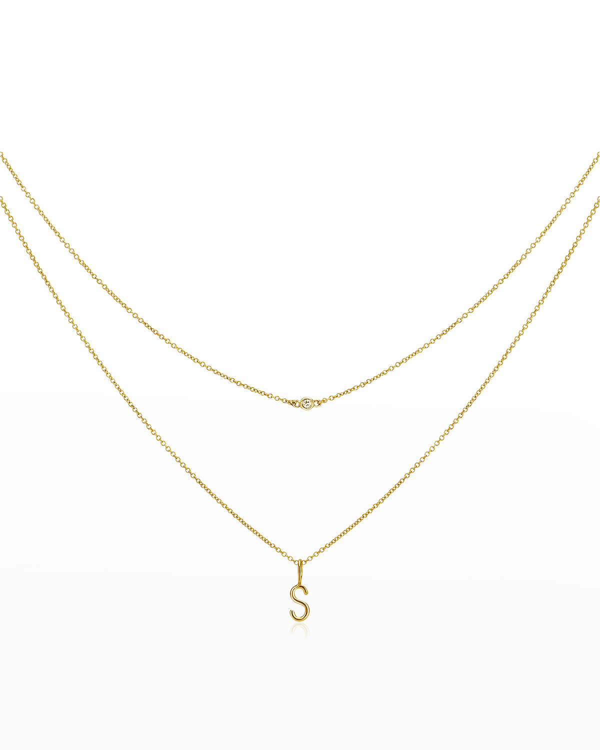 Amelia 14K Gold Layered Necklace