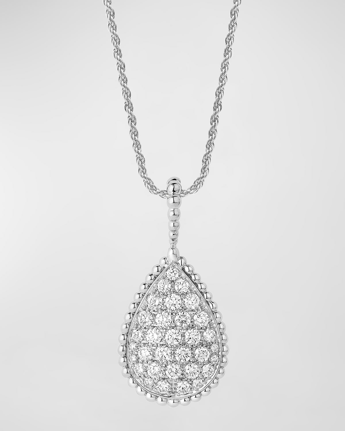 Serpent Boheme White Gold Diamond Pendant