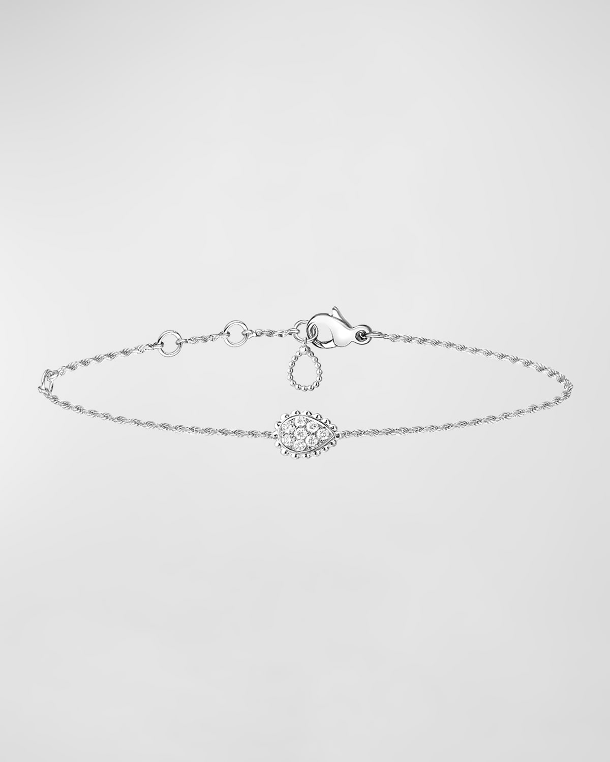 Serpent Boheme 18K White Gold Extra-Small Diamond Bracelet
