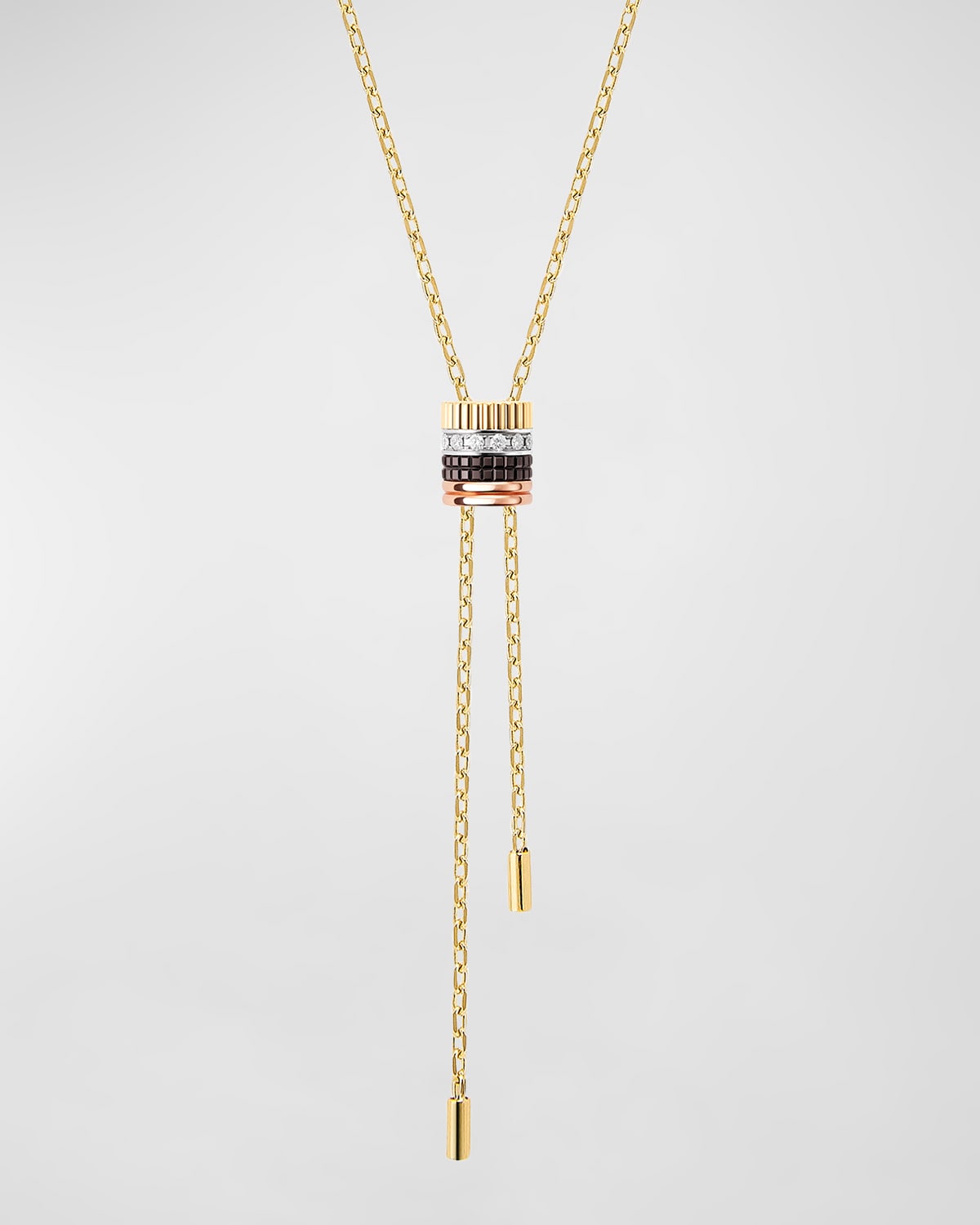 Quatre Classique 18K Gold Diamond Y Necklace