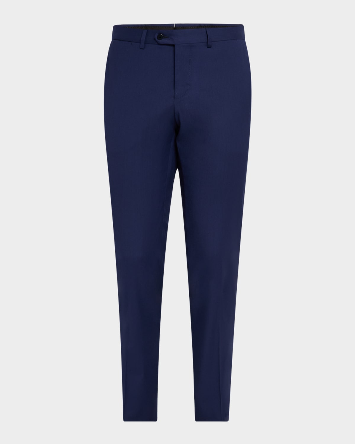 Men's Solid Wool Twill Trousers