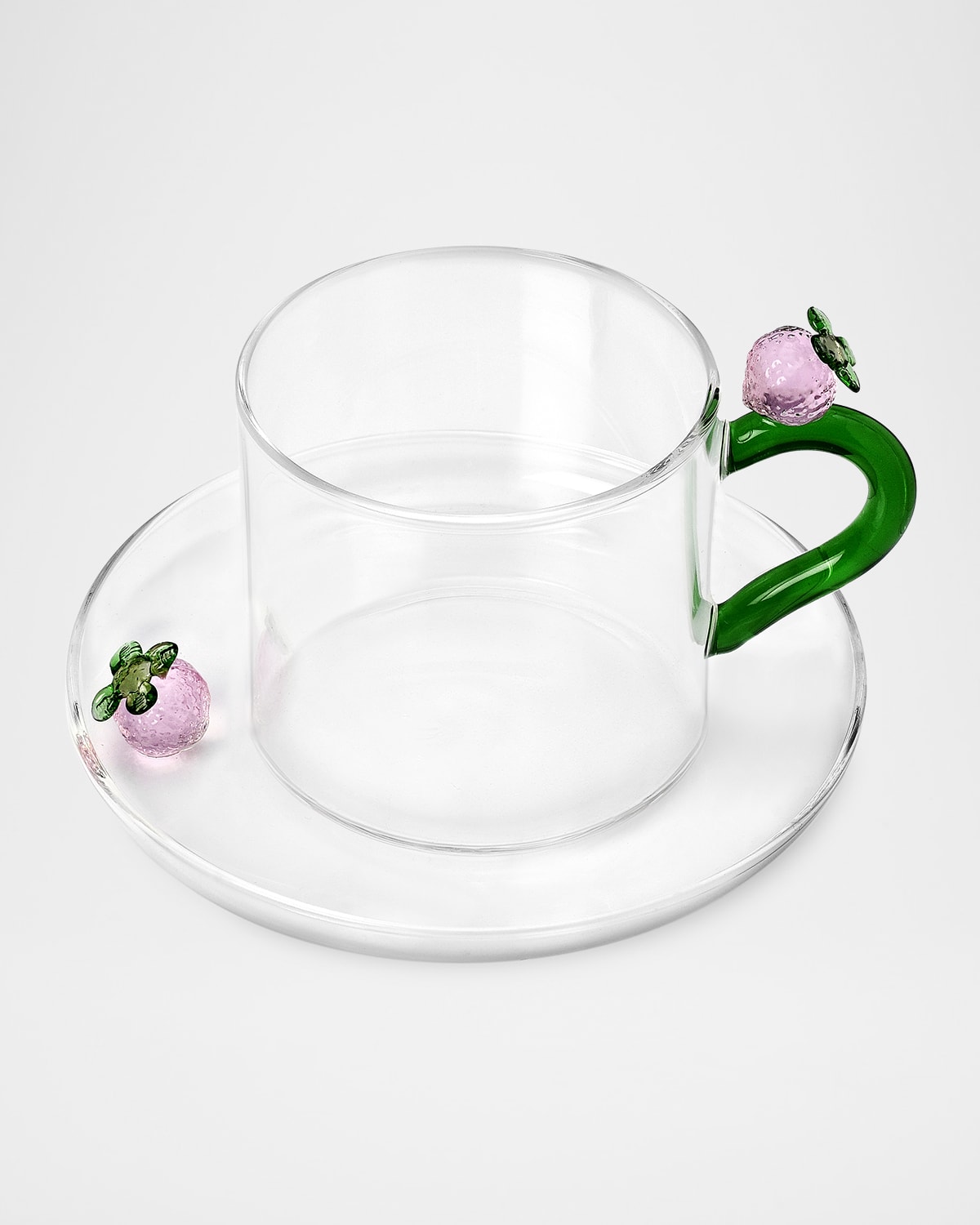 Ichendorf Fruits & Flowers Teacup With Saucer, 10.1 oz